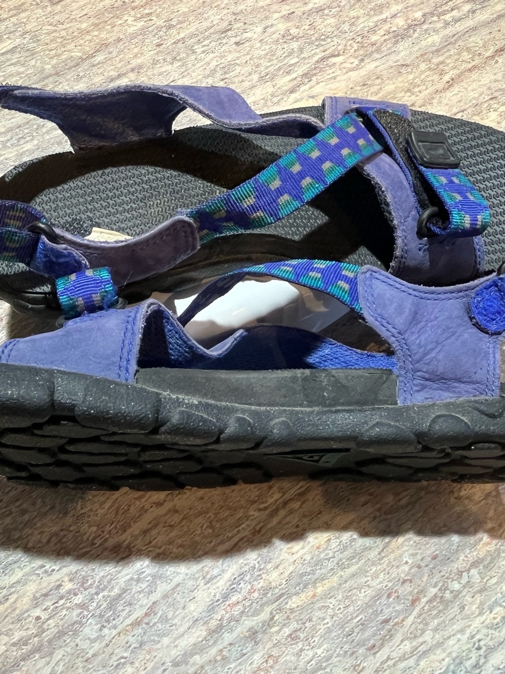 TEVA Strappy Purple Suede Sandals 10 - Picture 10 of 12